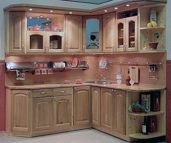 деревянная кухня